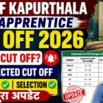 RCF Kapurthala Apprentice Cut Off 2026: जारी होगी Cut Off? जानें Expected Cut Off, Merit List और Selection का पूरा अपडेट