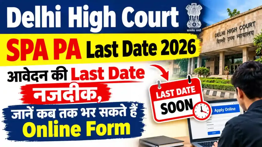 Delhi High Court SPA PA Last Date 2026: आवेदन की Last Date नजदीक, जानें कब तक भर सकते हैं Online Form